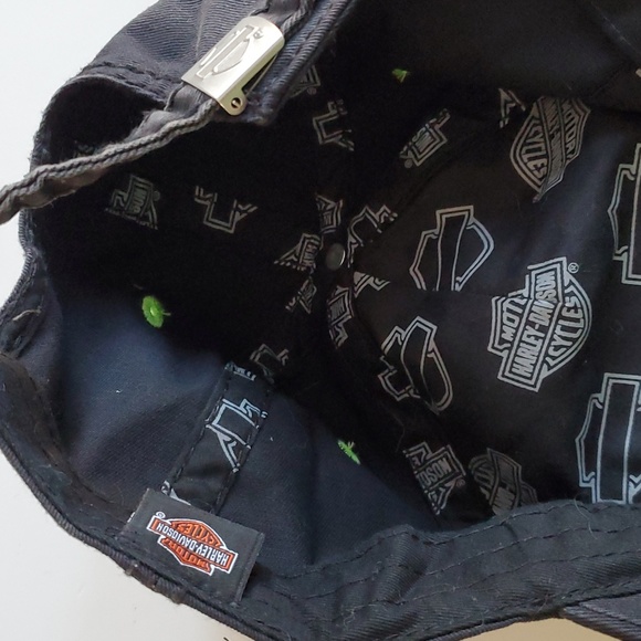 Harley Davidson Hat. Grand Turk HD adjustable cap Lime Green - Picture 5 of 6